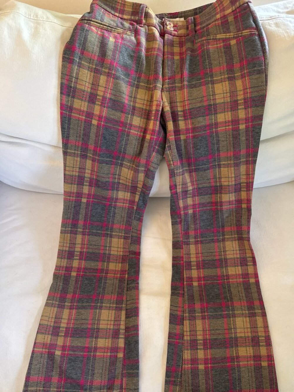Anthropologie Plaid Trousers
